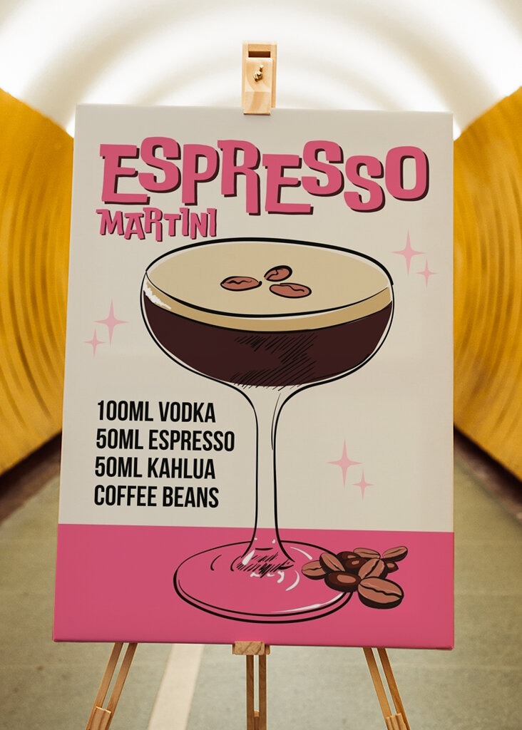 Espresso Martini Cocktail Art 