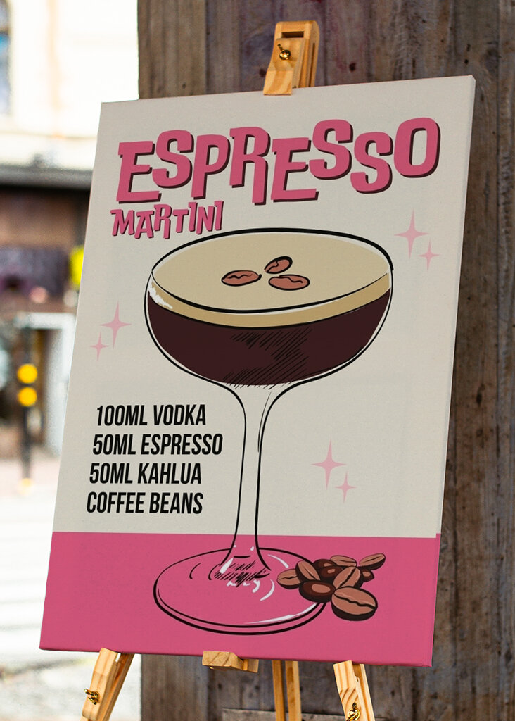 Espresso Martini Cocktail Art 