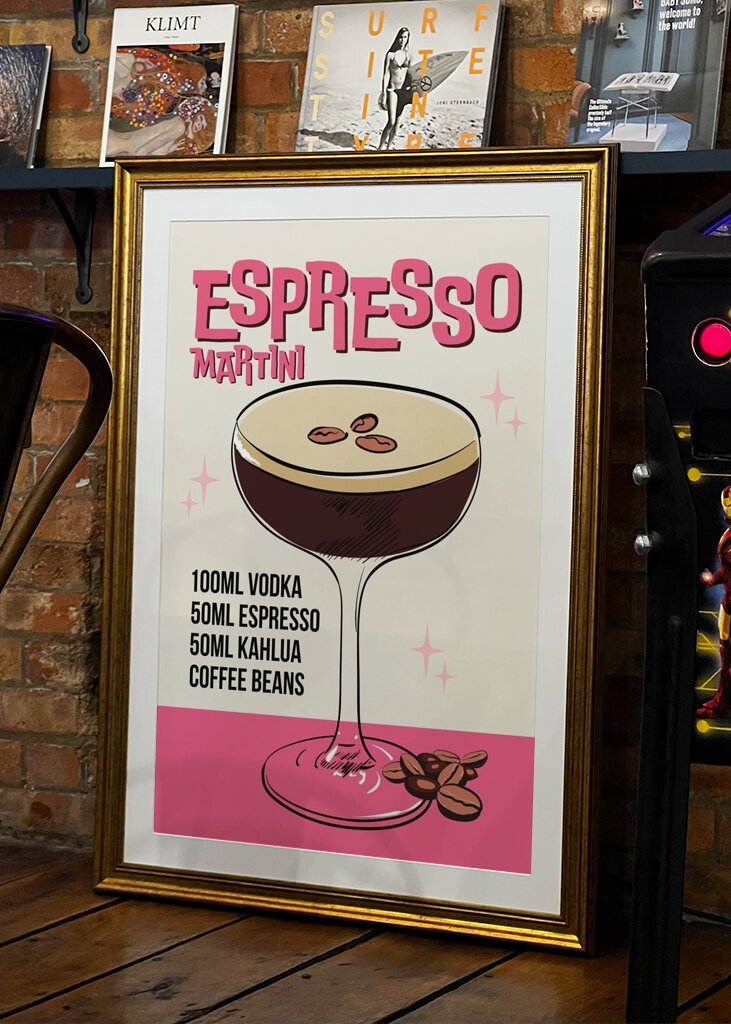 Espresso Martini Cocktail Art 