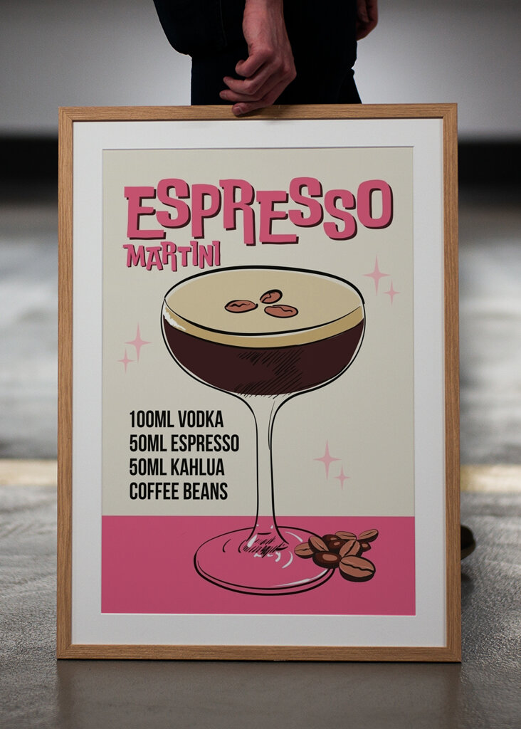 Espresso Martini Cocktail Art 