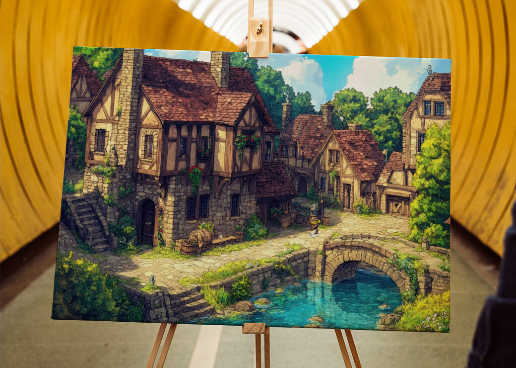 RPG Enchanted Medieval Village