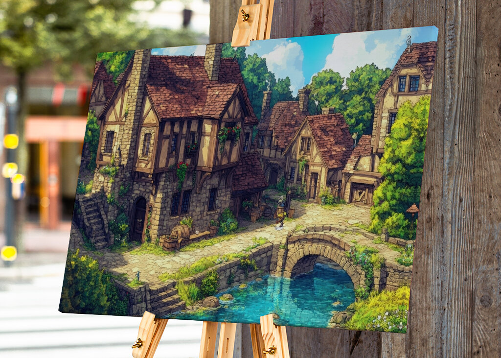 RPG Enchanted Medieval Village