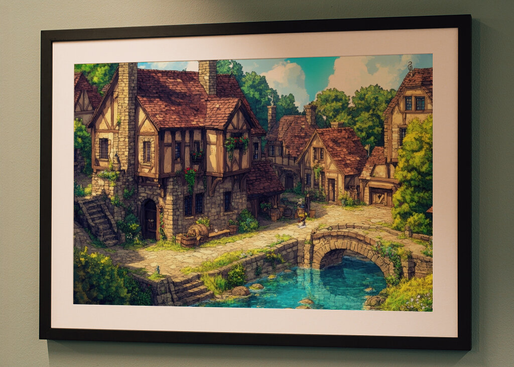 RPG Enchanted Medieval Village