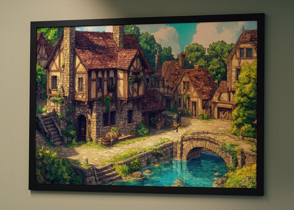 RPG Enchanted Medieval Village