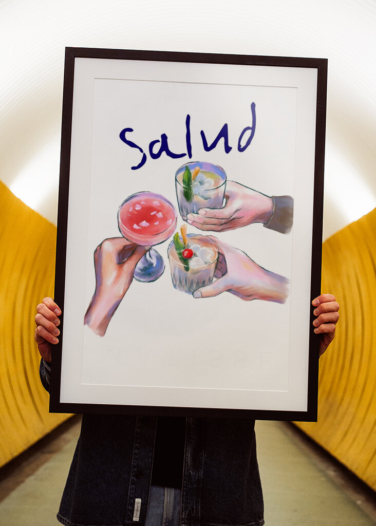 sklenice plněné koktejly 