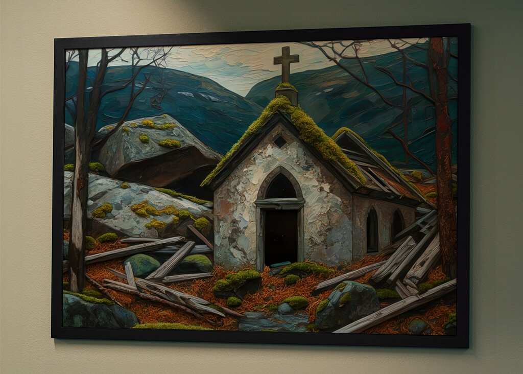 A chapel in the mountains
