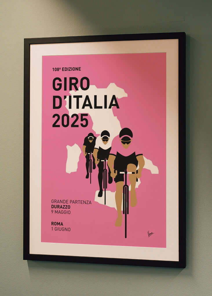 GIRO DITALIA POSTER 2025