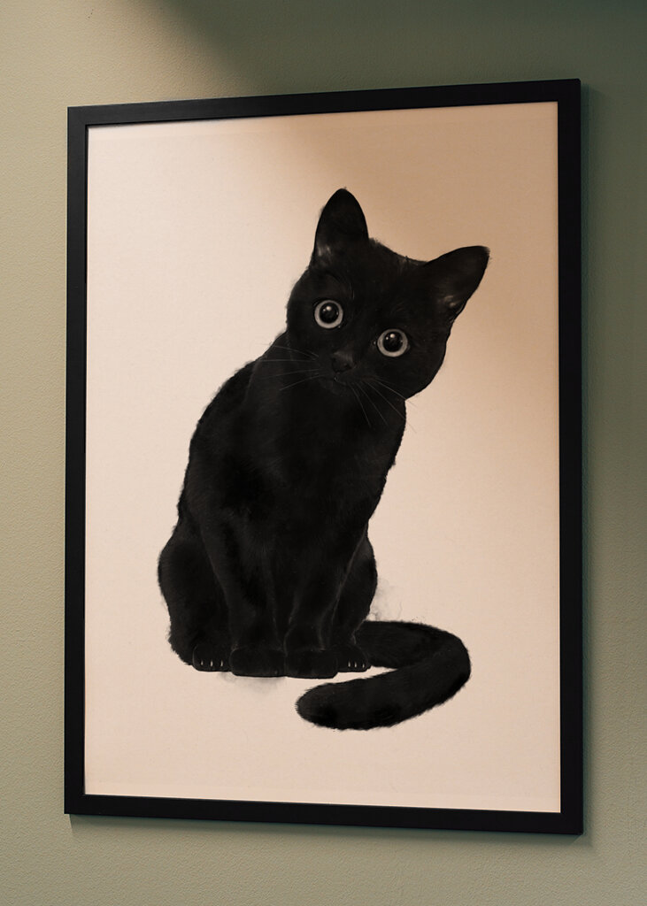 Gruselige süße Katze