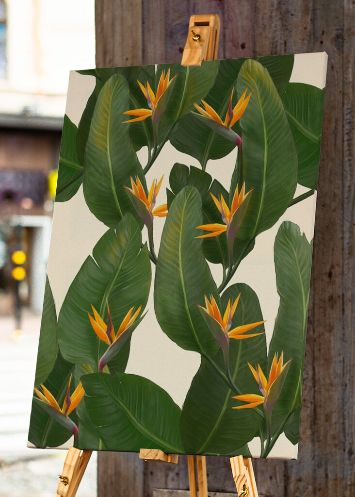 Birds of Paradise botanical pr