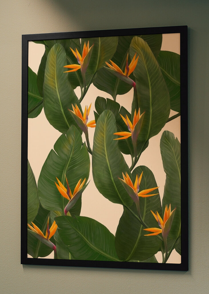 Birds of Paradise botanical pr