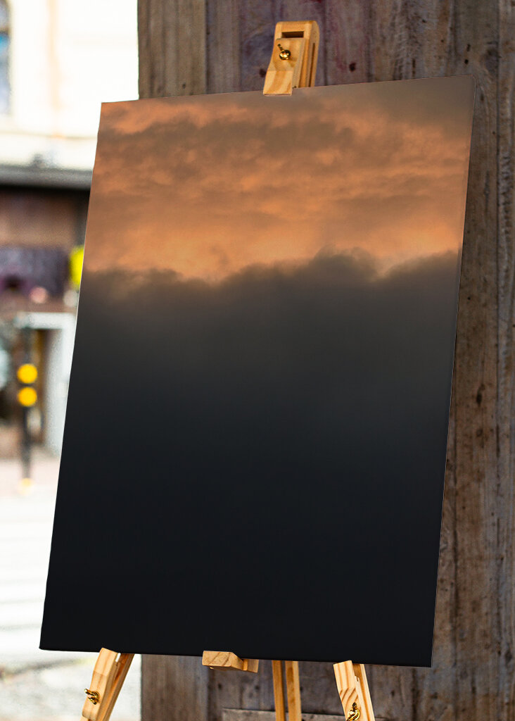 Broskvová barva a šedá