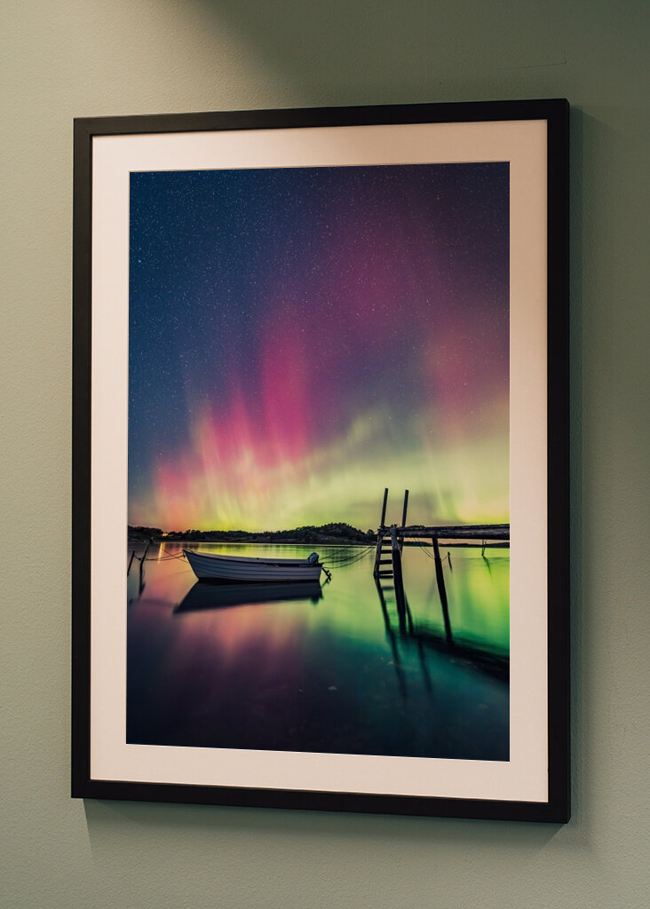 Noorderlicht aan zee