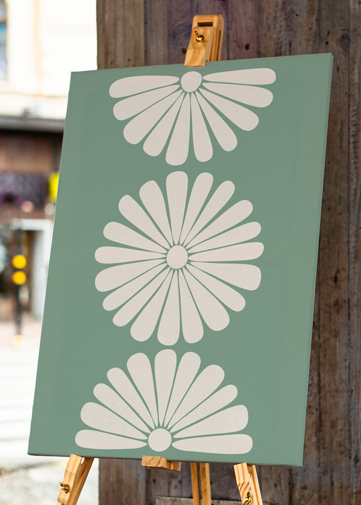 Retro Daisy Minimalism