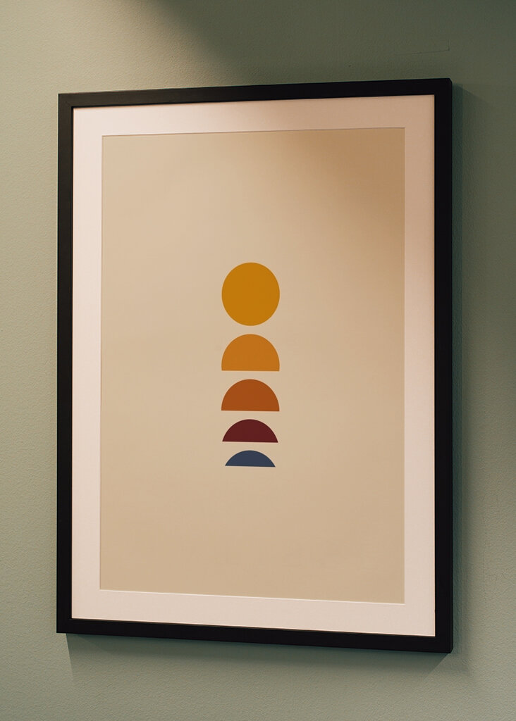 Minimalismus východ / západ slunce