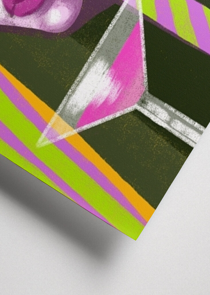 Woman with glass of wine