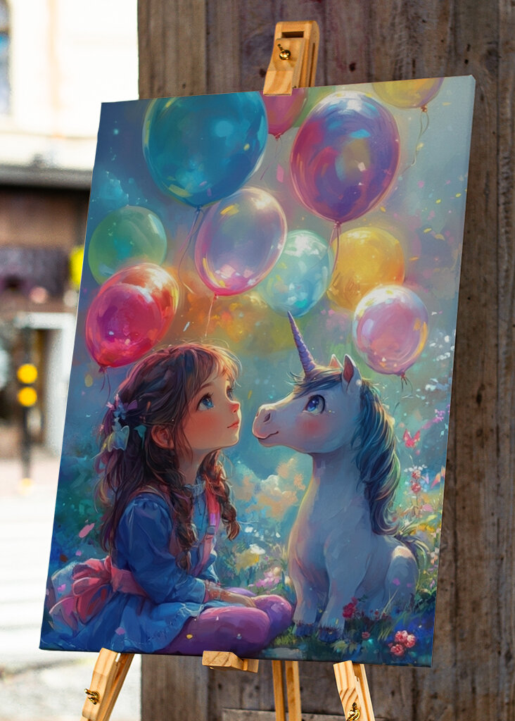 Ein magisches Freundschafts-Einhorn