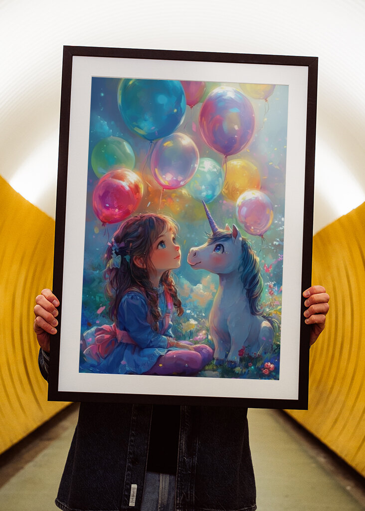 Ein magisches Freundschafts-Einhorn