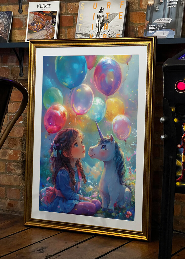 Ein magisches Freundschafts-Einhorn