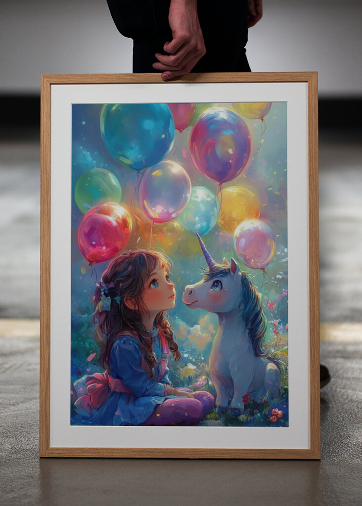 Ein magisches Freundschafts-Einhorn