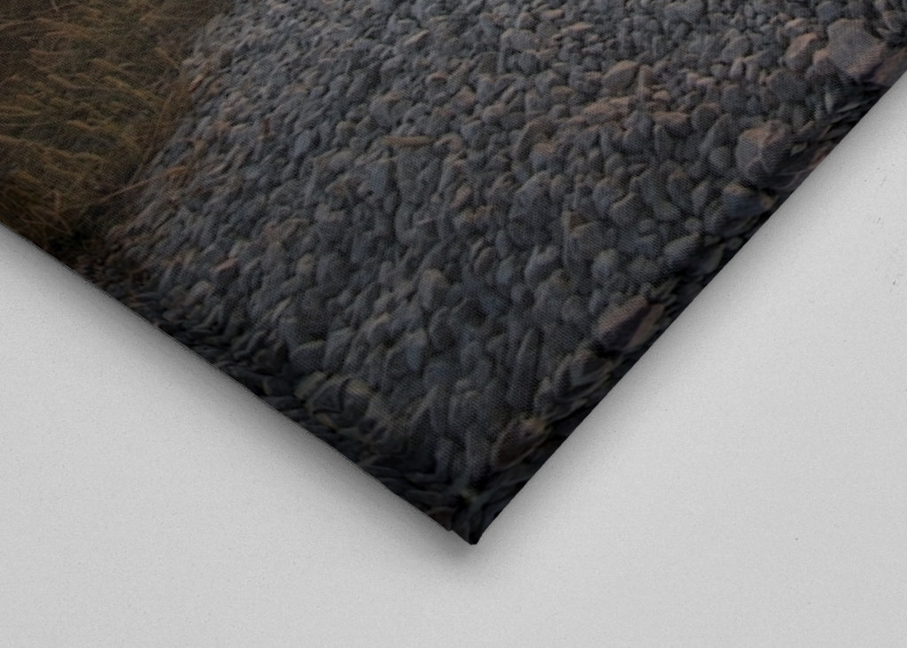 Sunrise at the end of the road