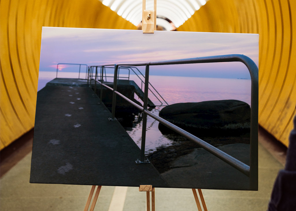 Ślady stóp do morza