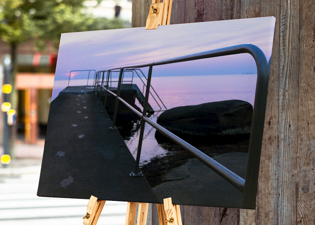 Ślady stóp do morza