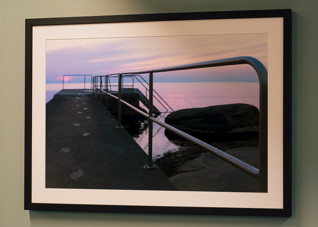 Ślady stóp do morza