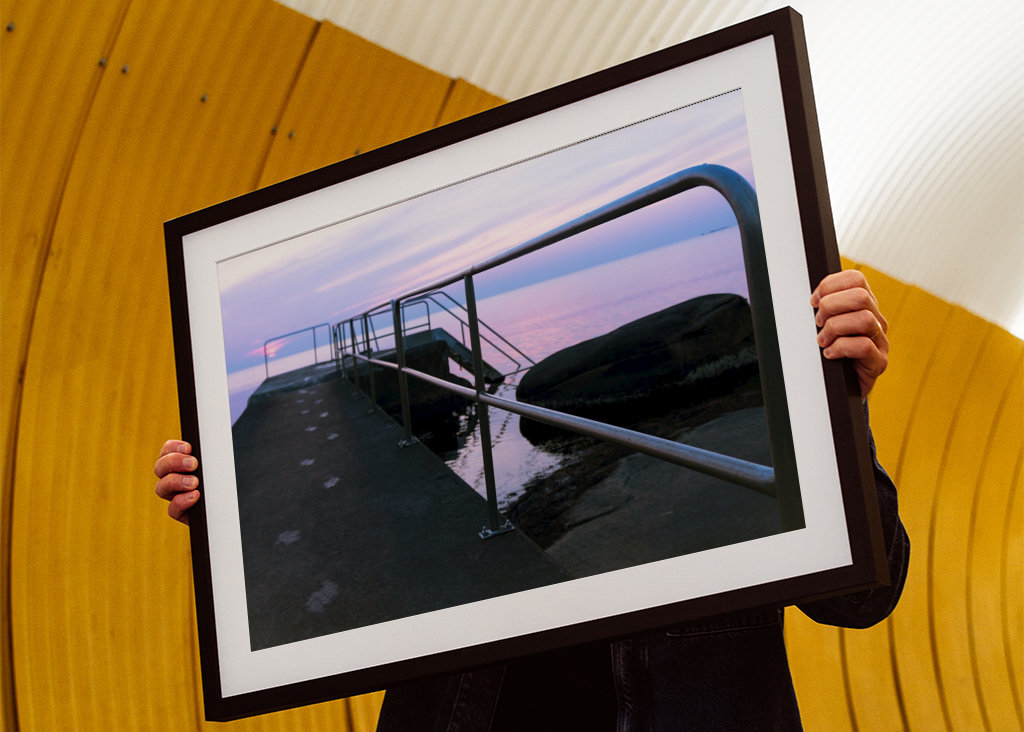 Ślady stóp do morza