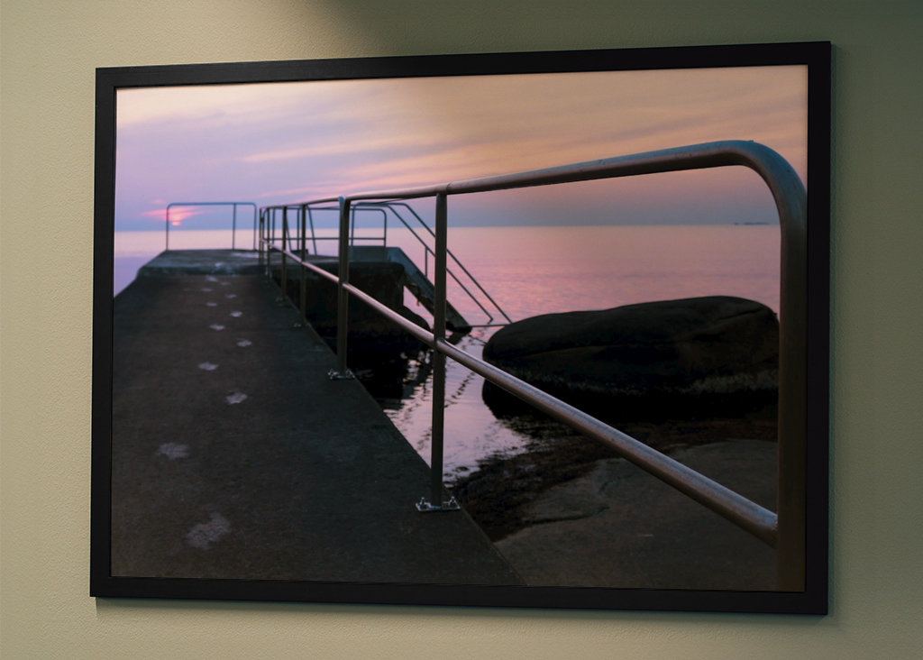 Ślady stóp do morza