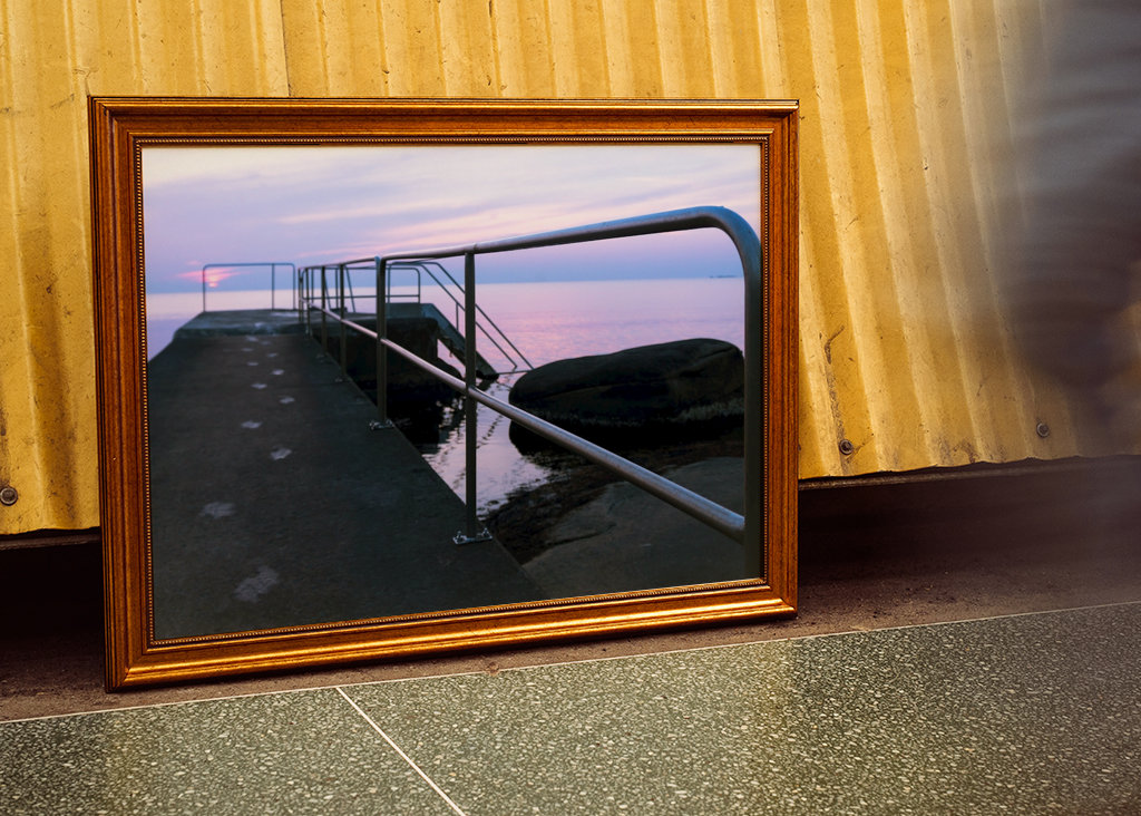 Ślady stóp do morza