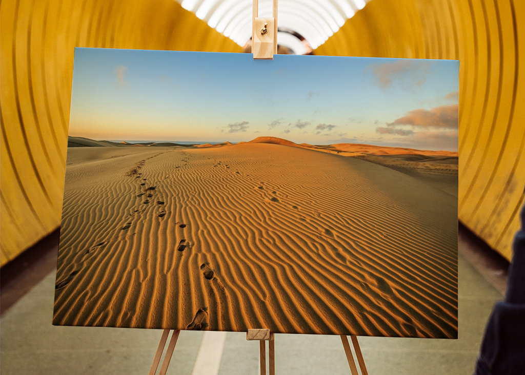 Piaszczysta ścieżka w Maspalomas 