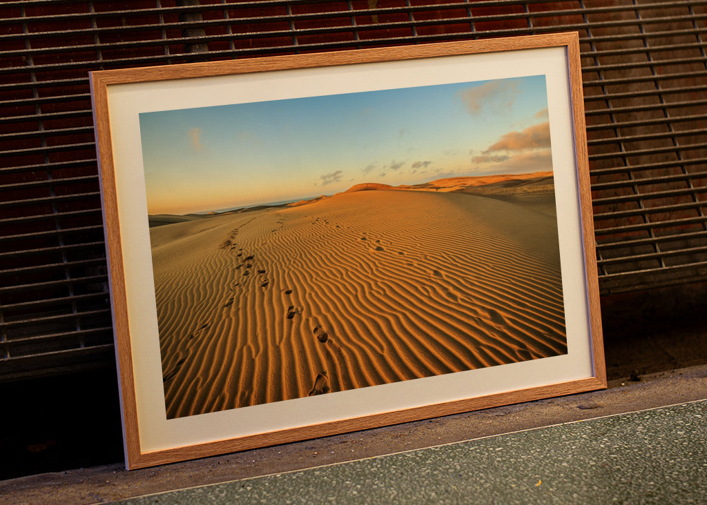 Piaszczysta ścieżka w Maspalomas 