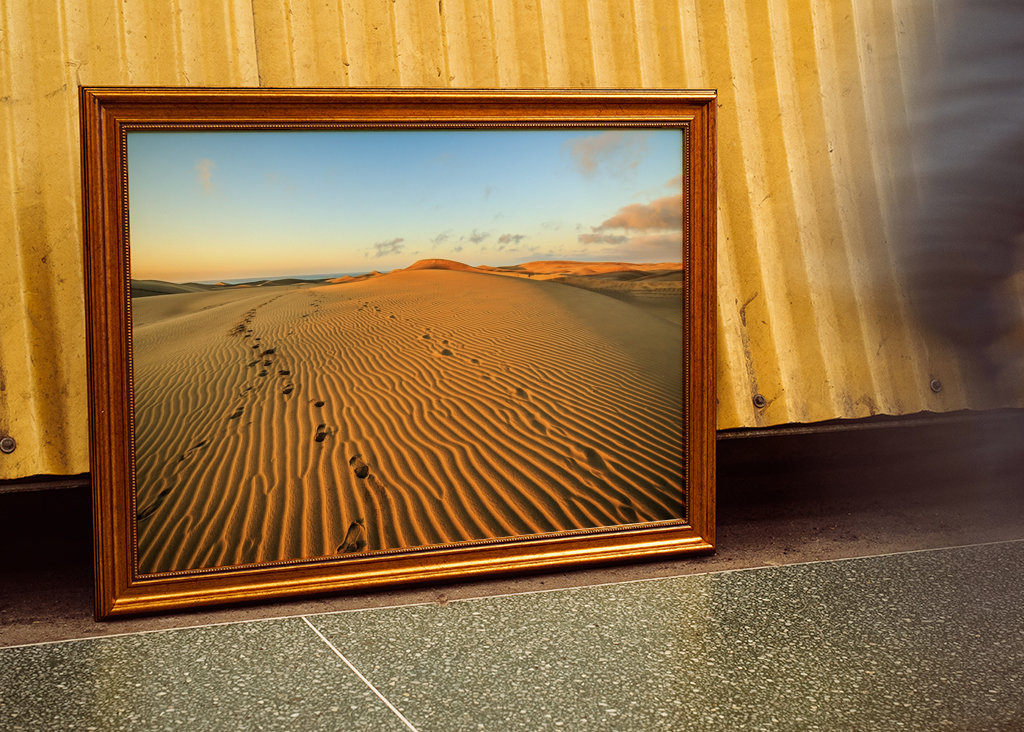 Piaszczysta ścieżka w Maspalomas 