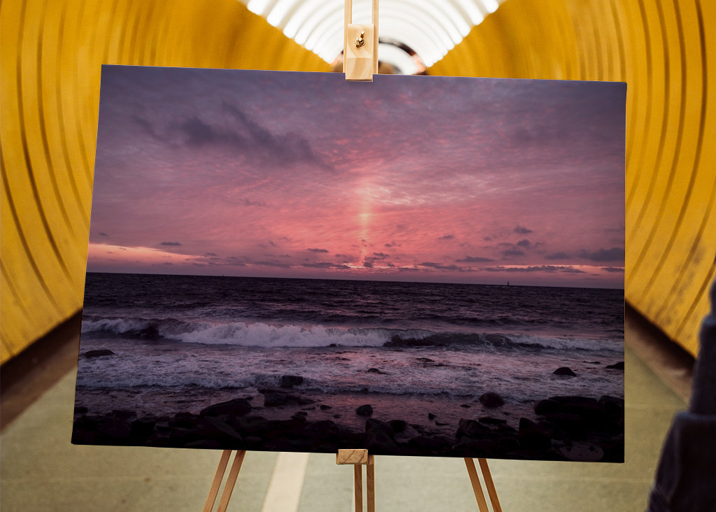 Rosa Sonnenuntergang