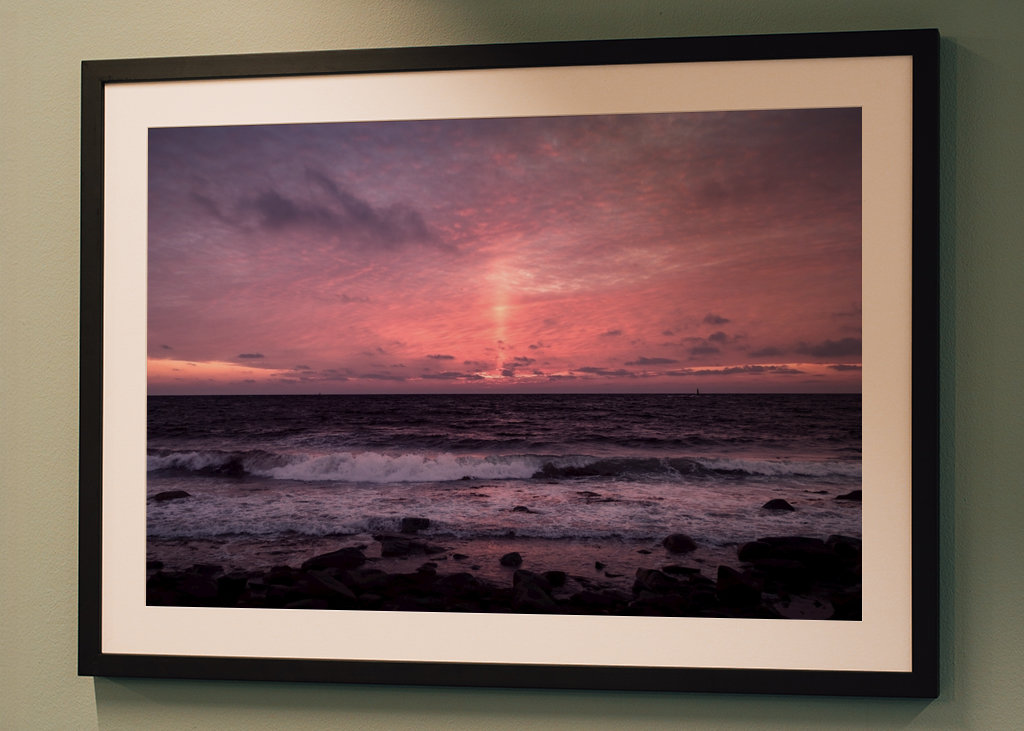 Rosa Sonnenuntergang