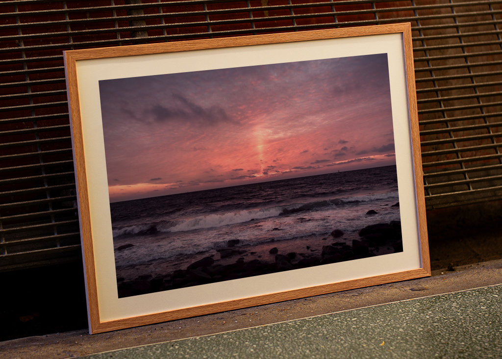 Rosa Sonnenuntergang