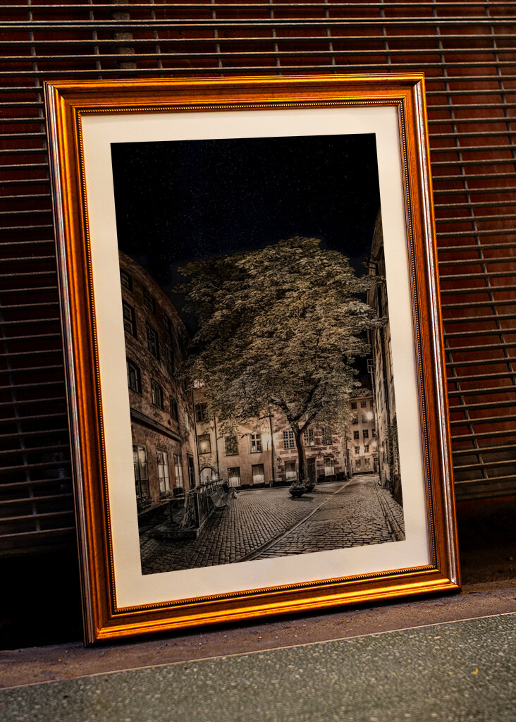 Brända tomten, Gamla Stan