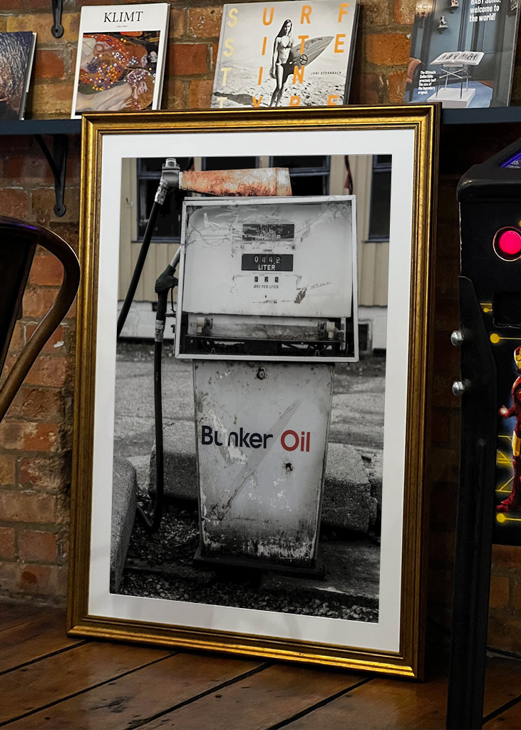 Vanha bensiinipumppu