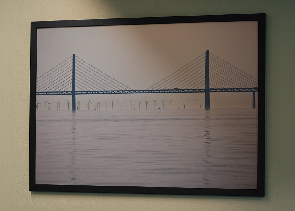 Öresundbrücke von Norden