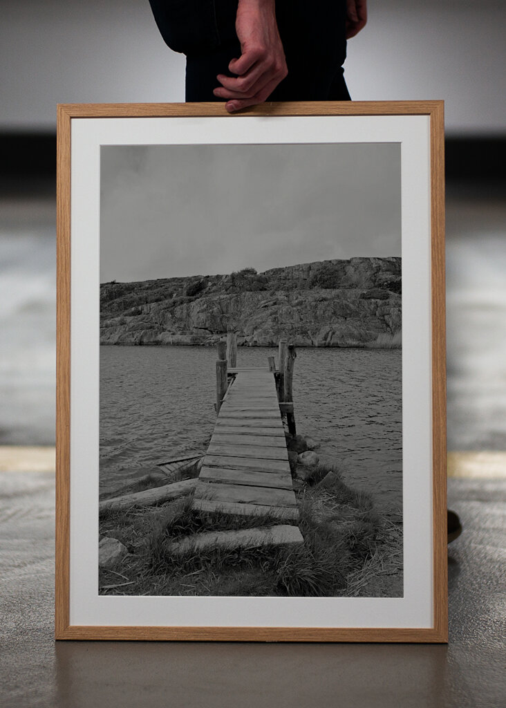 Anlegebrücke an der Westküste