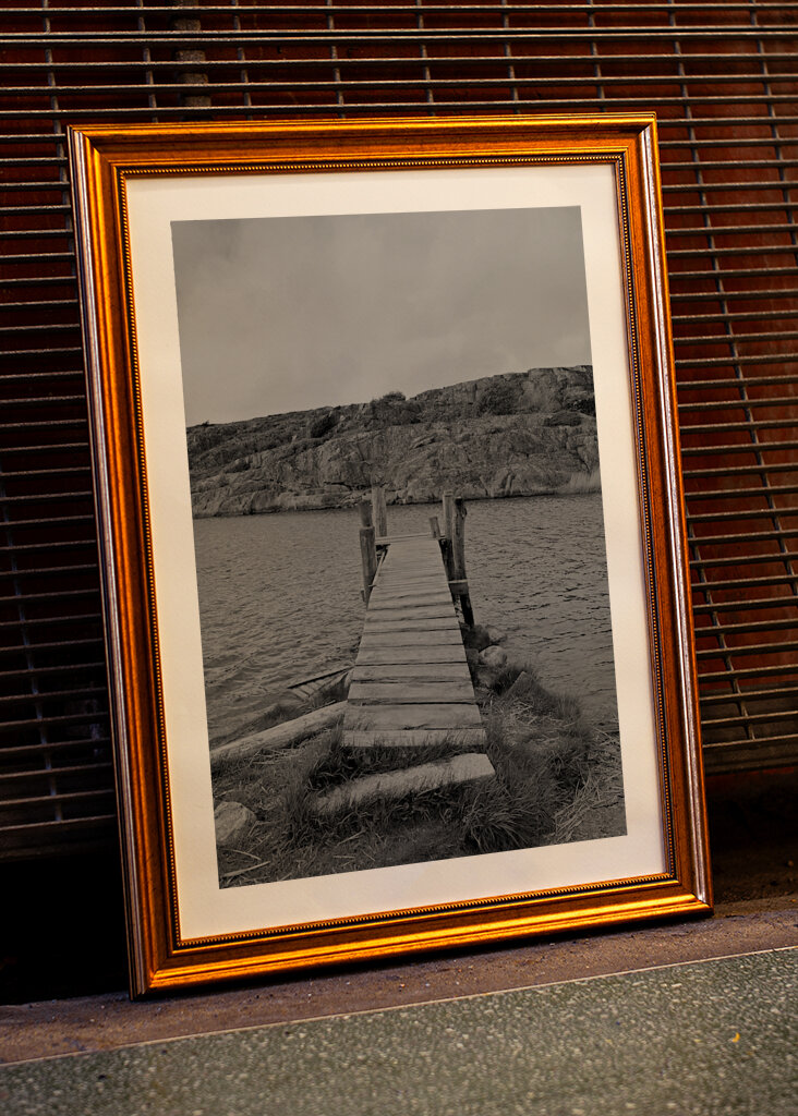 Anlegebrücke an der Westküste