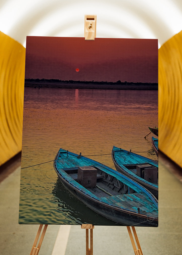 Sunrise over the Ganges