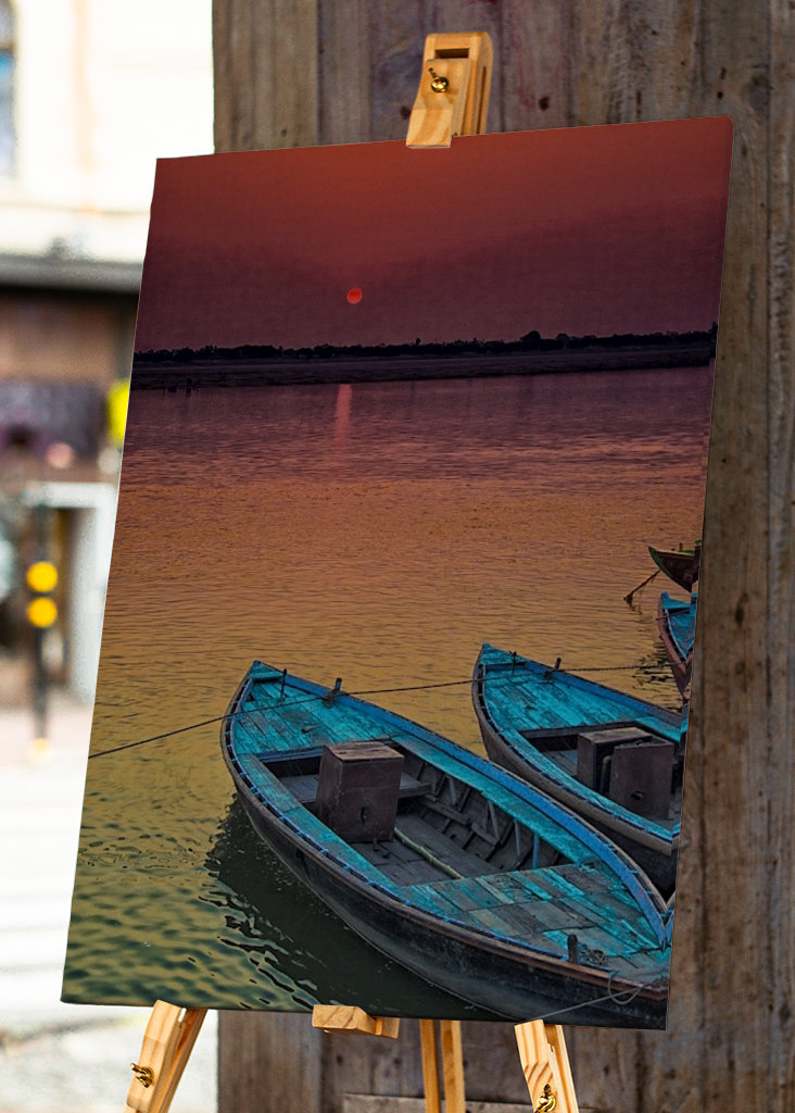 Sunrise over the Ganges