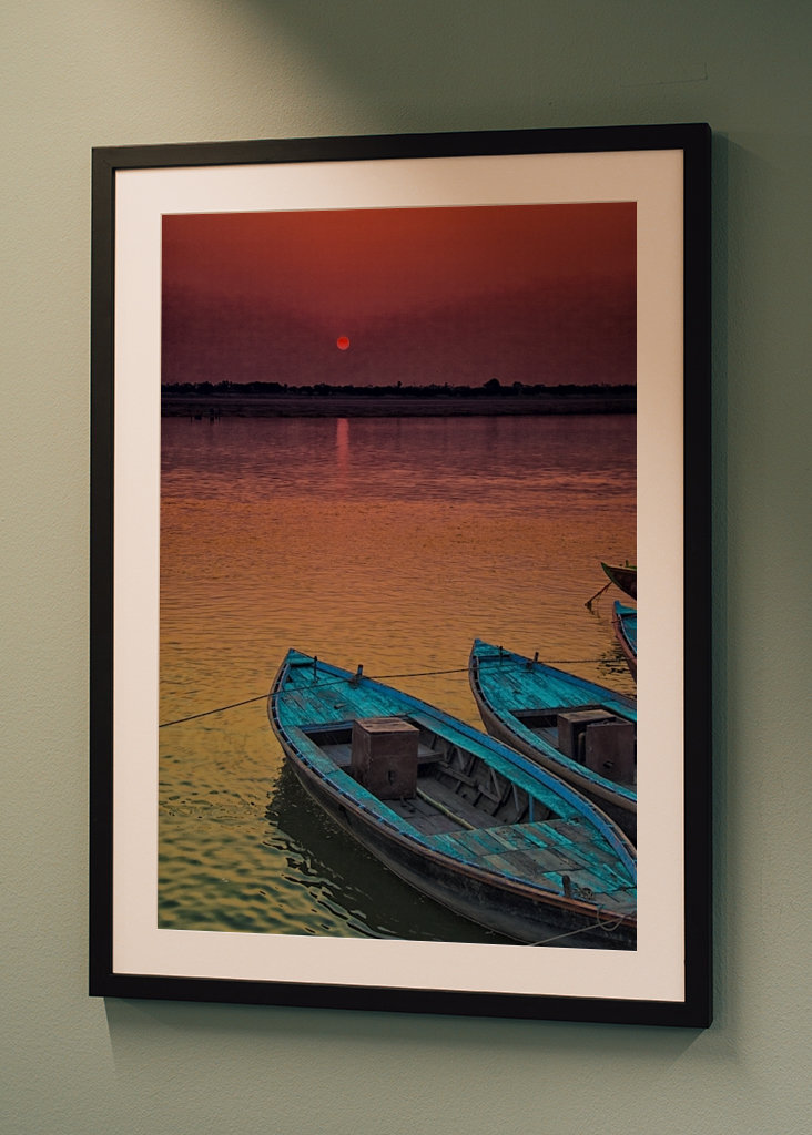 Sunrise over the Ganges