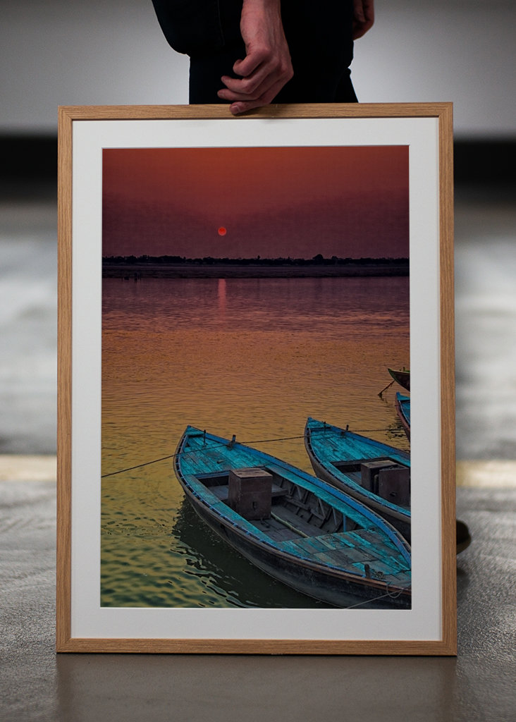 Sunrise over the Ganges