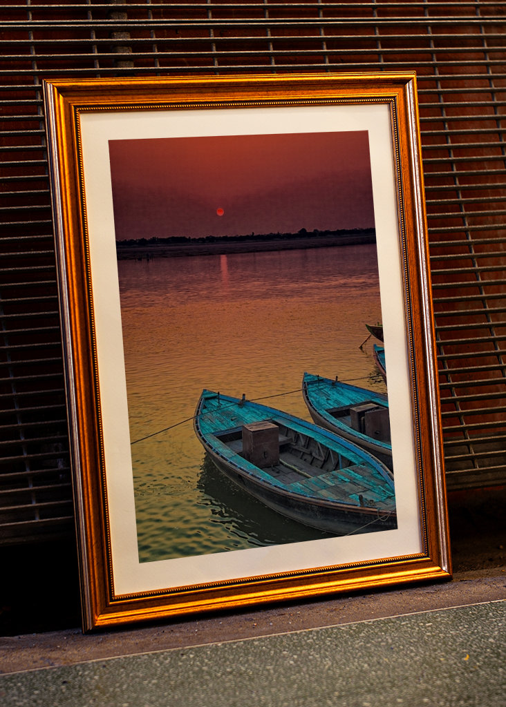 Sunrise over the Ganges