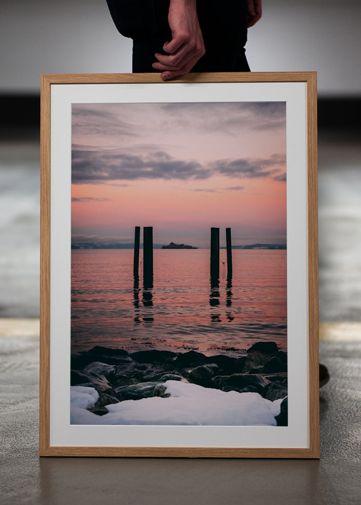 Munkholmen im Januar