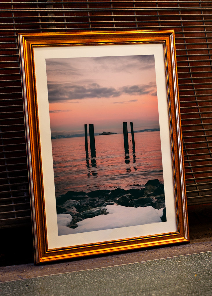 Munkholmen im Januar