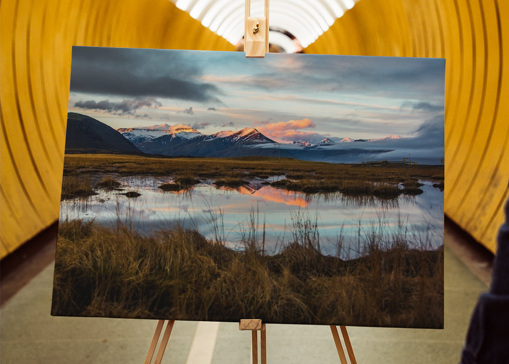 Sonnenuntergang bei Hornafjörður