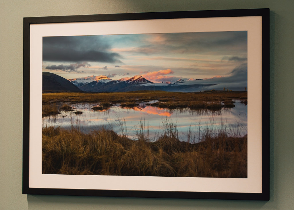 Sonnenuntergang bei Hornafjörður